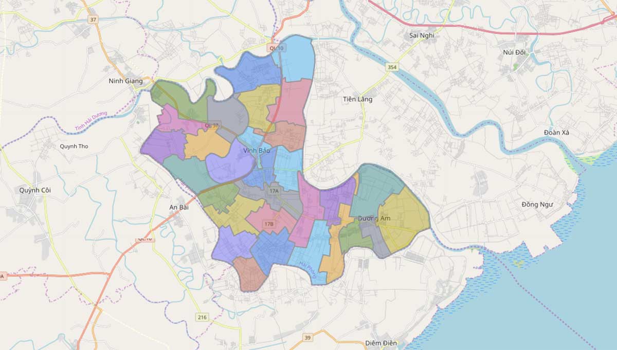 TẢI Bản đồ quy hoạch huyện Vĩnh Bảo, TP Hải Phòng khổ lớn 2023
