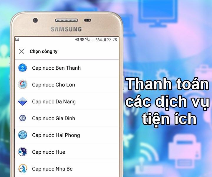 Hỗ trợ thanh toán tiền điện, nước