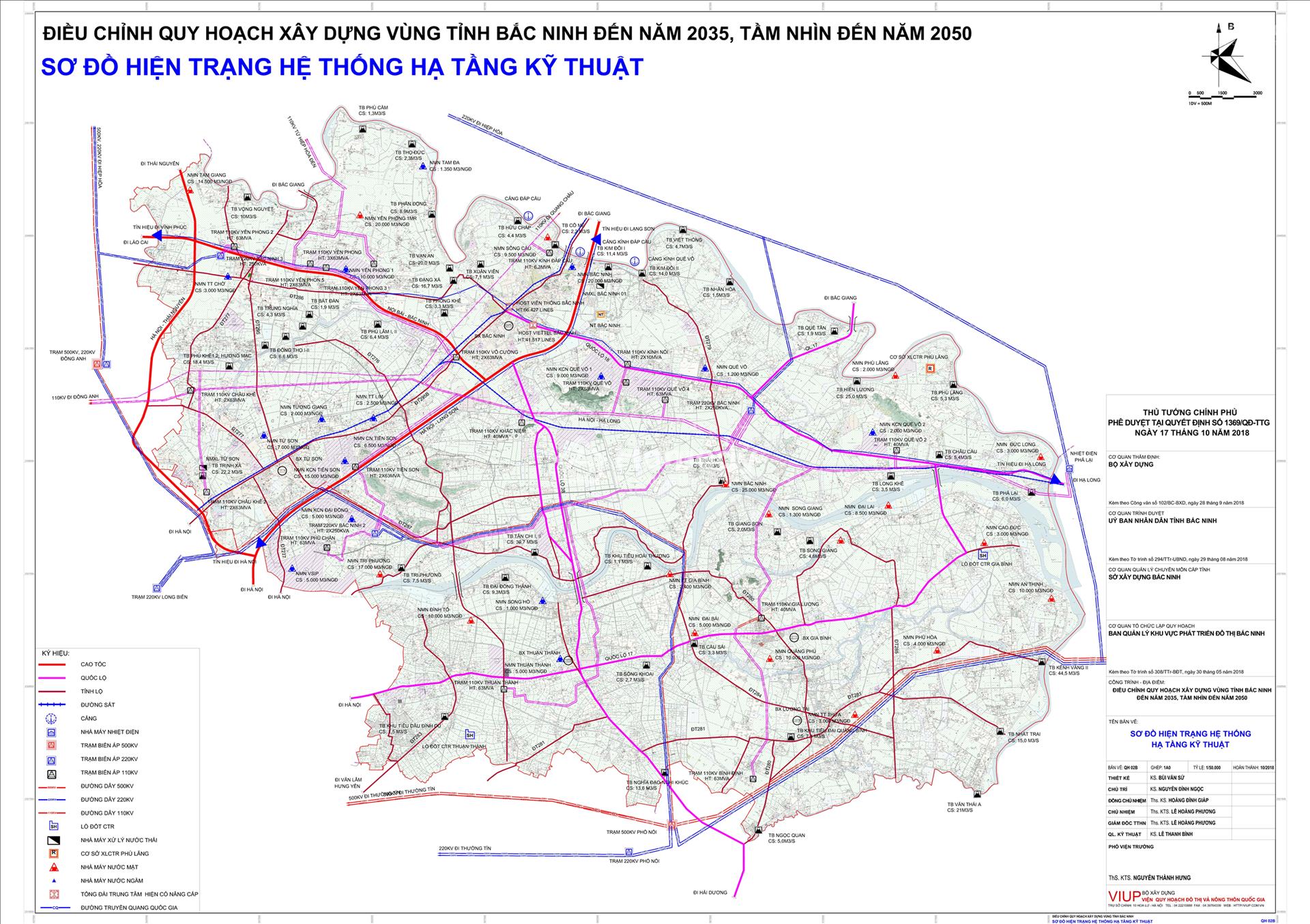 Bản đồ quy hoạch chung thành phố Bắc Ninh