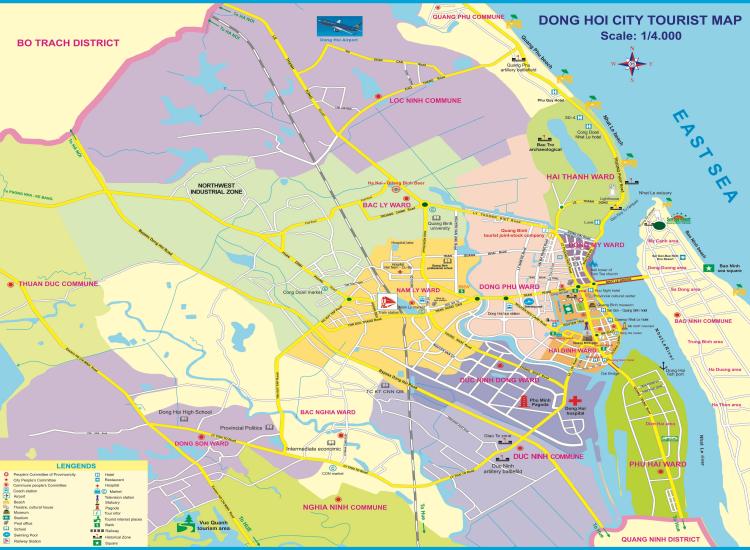 Bản đồ giao thông Quảng Bình