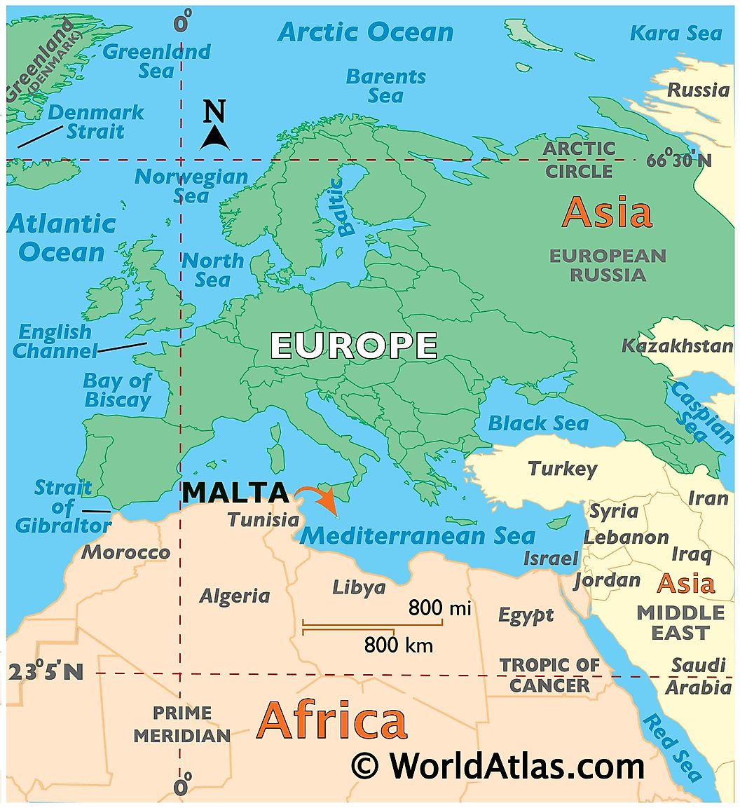 B N N C Malta Malta Map Kh L N N M