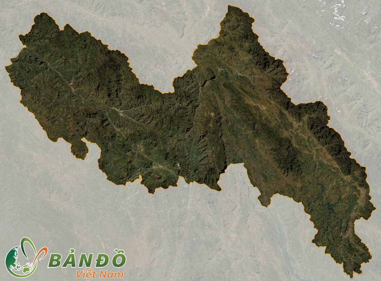Bản đồ Lai Châu trên vệ tinh