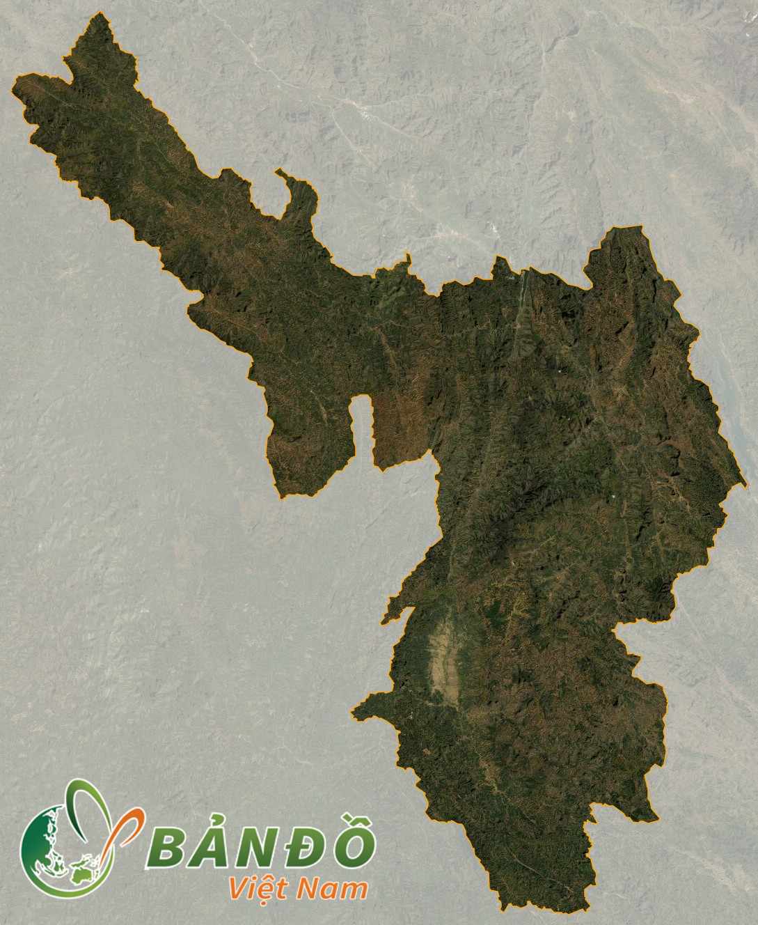 Bản đồ vệ tinh của tỉnh Điện Biên 