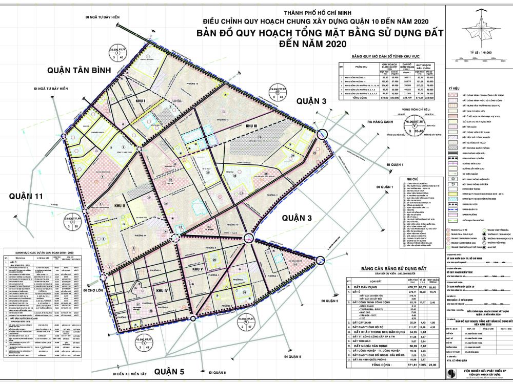 Bản đồ quy hoạch Quận 10 năm 2021