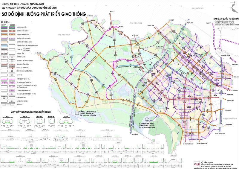 Bản đồ quy hoạch giao thông tại huyện Mỹ Đức mới nhất