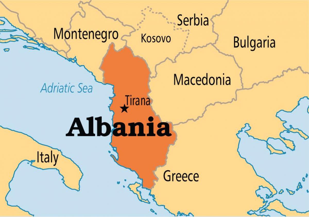 Bản đồ nước Cộng hoà Albania năm 2023, lịch sử & vị trí địa lý