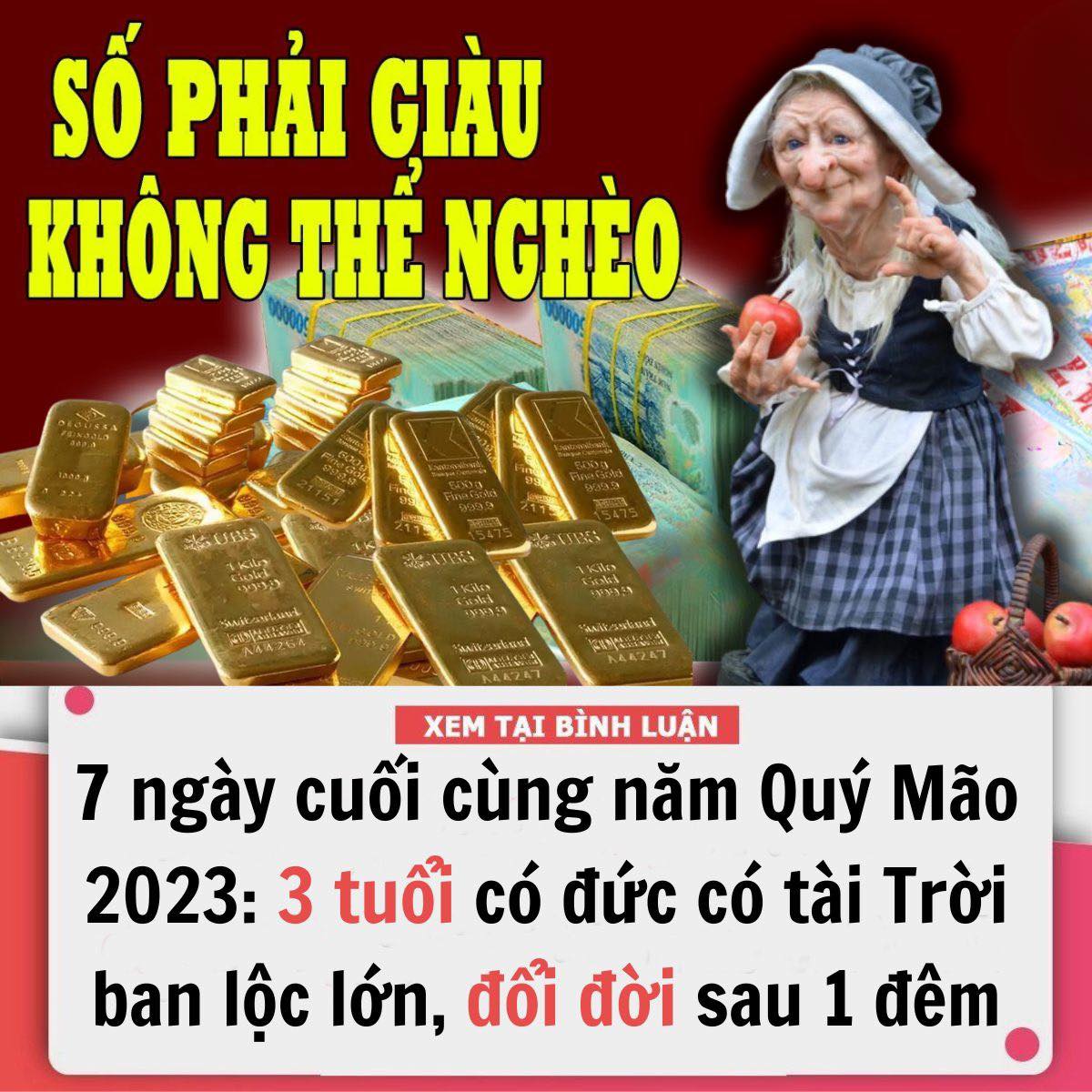 7 ngày cuối cùng năm Quý Mão 2023: 3 tuổi có đức có tài Trời ban lộc lớn, đổi đời sau 1 đêm