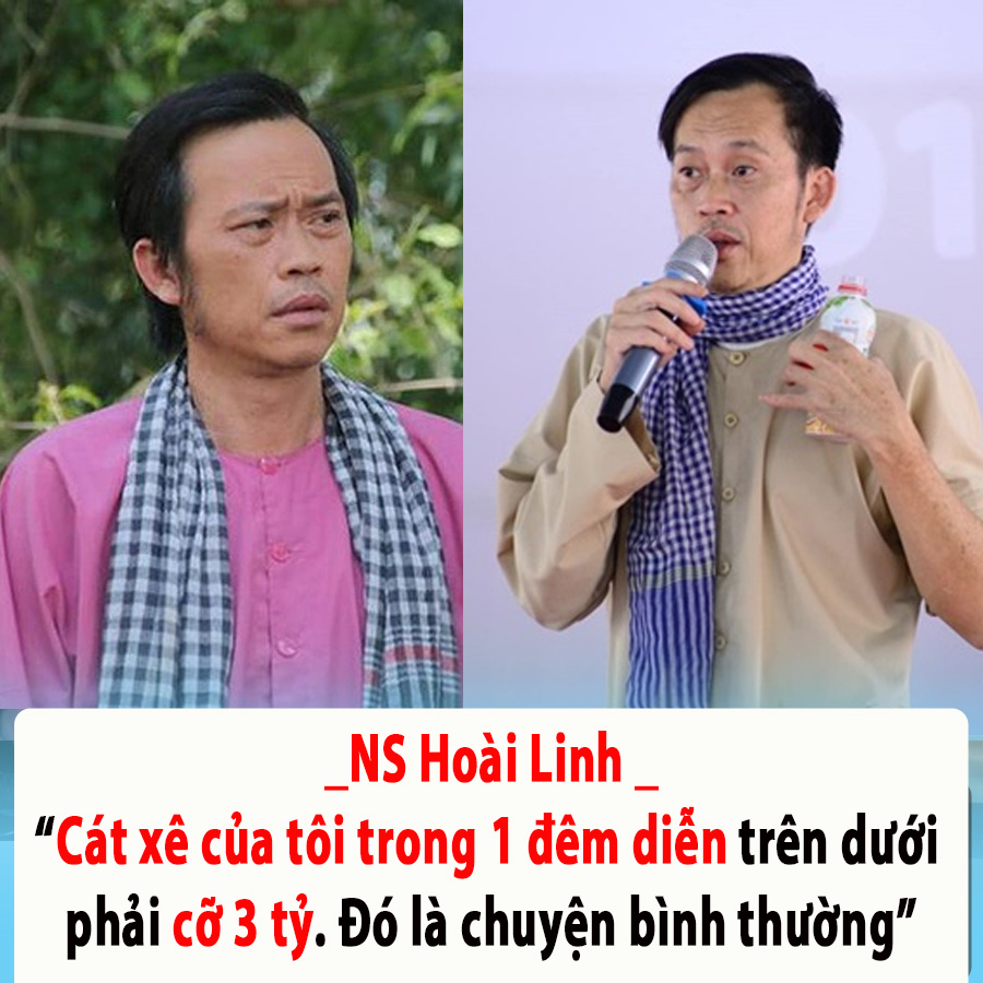 Hoài Linh khiến nhiều người choáng váng khi tiết lộ cát xê một đêm diễn: “3 tỷ tôi kiếm như thường”