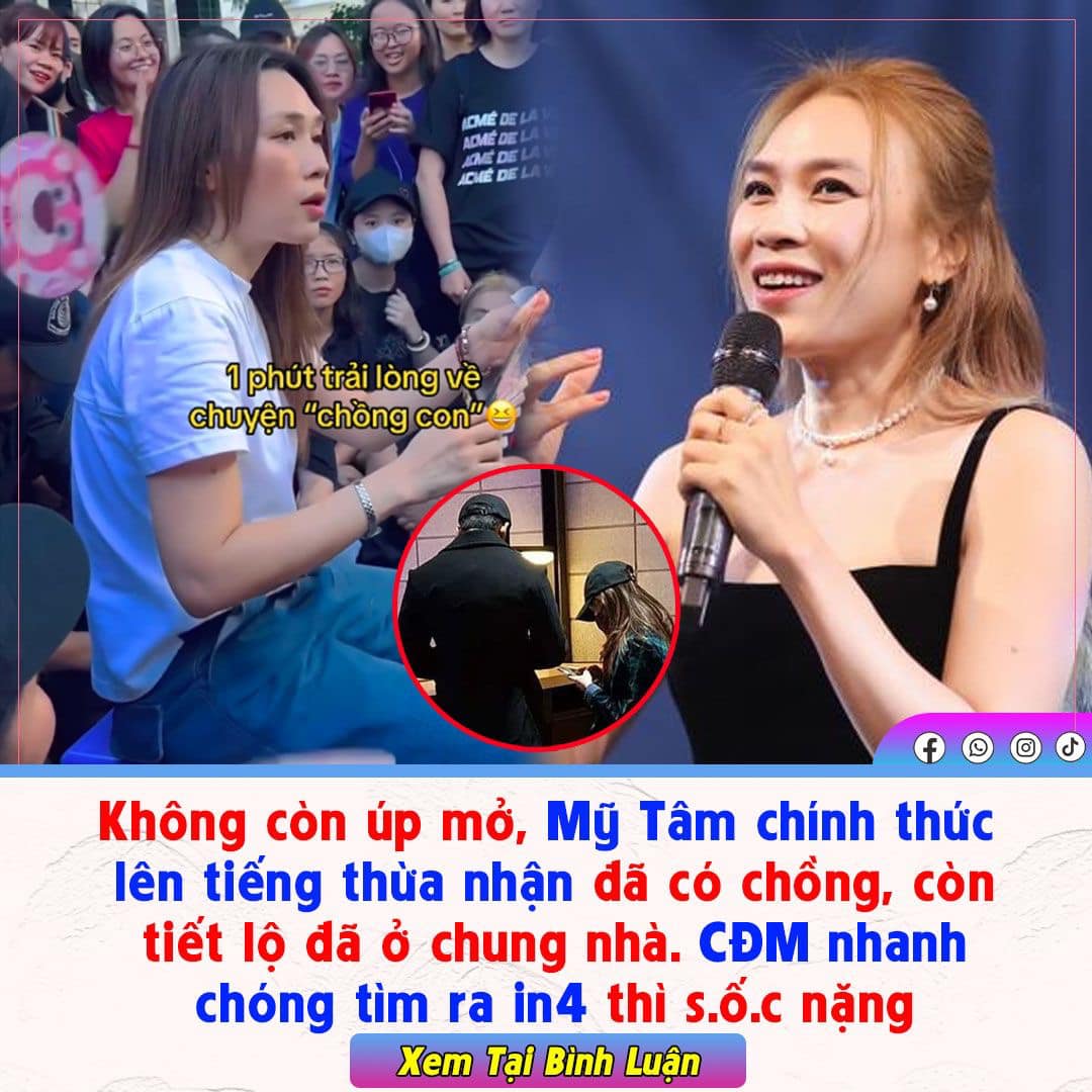 Mỹ Tâm Chính Thức Lên Tiếng Thừa Nhận Đã Có Chồng, Còn Tiết LỘ Đã Ở Chung Nhà