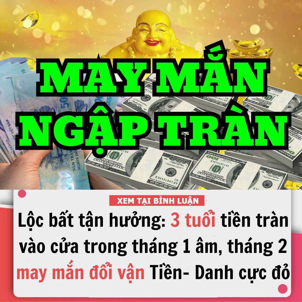 Lộc bất tận hưởng: 3 tuổi tiền tràn vào cửa trong tháng 1 âm, tháng 2 may mắn đổi vân Tiền- Danh cực đỏ