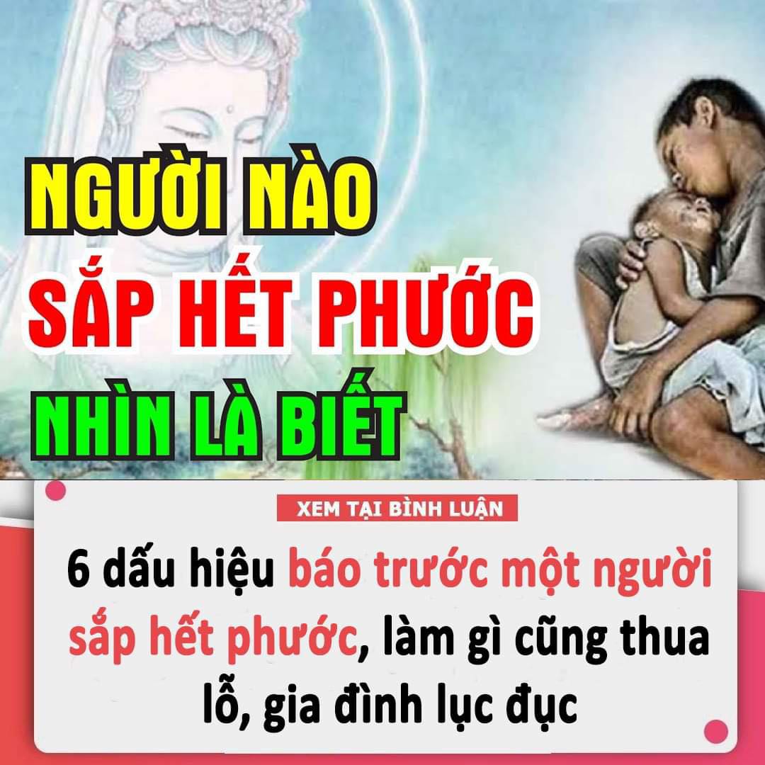 6 dấu hiệu báo trước một người sắp hết phước, làm gì cũng thua lỗ, gia đình lục đục