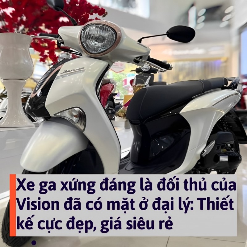 Xe ga xứng đáng là đối thủ của Vision có mặt ở đại lý: Thiết kế cực đẹp, giá siêu rẻ