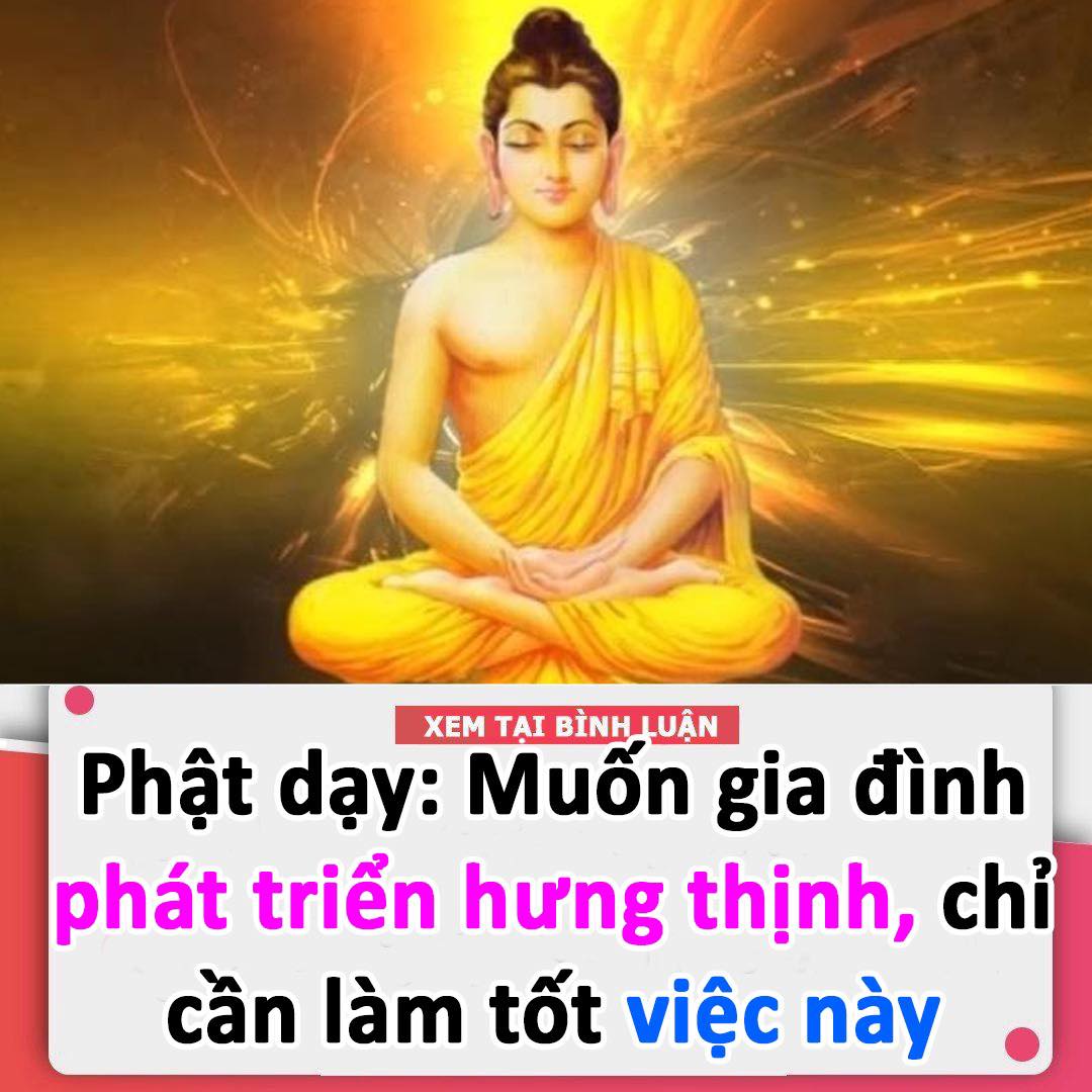 Phật dạy: Muốn gia đình phát triển hưng thịnh, chỉ cần làm tốt việc này