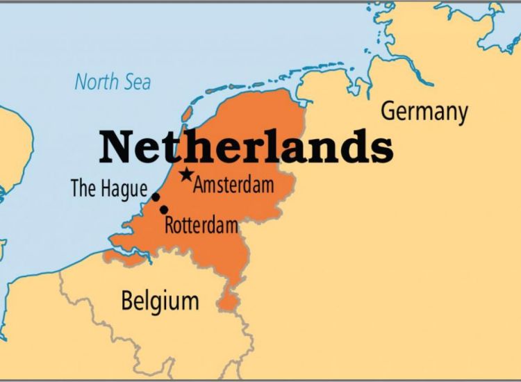 Bản đồ đất nước Hà Lan (Netherlands), lịch sử & vị trí địa lý