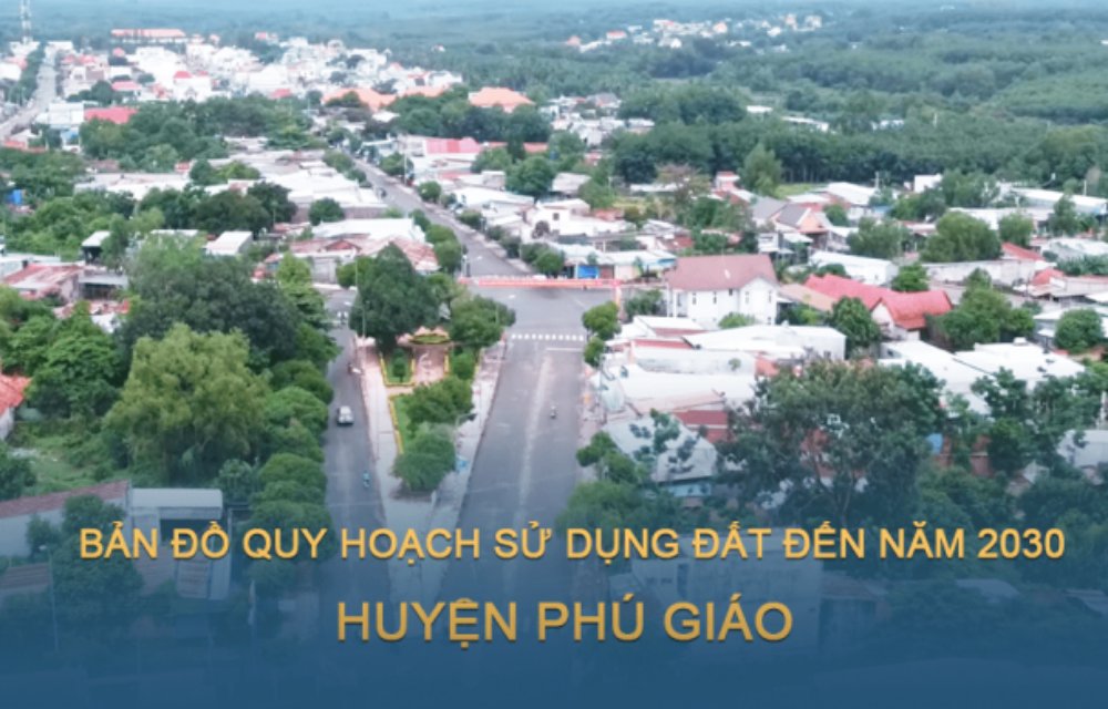 TẢI Bản đồ Quy hoạch sử dụng đất huyện Phú Giáo đến năm 2030