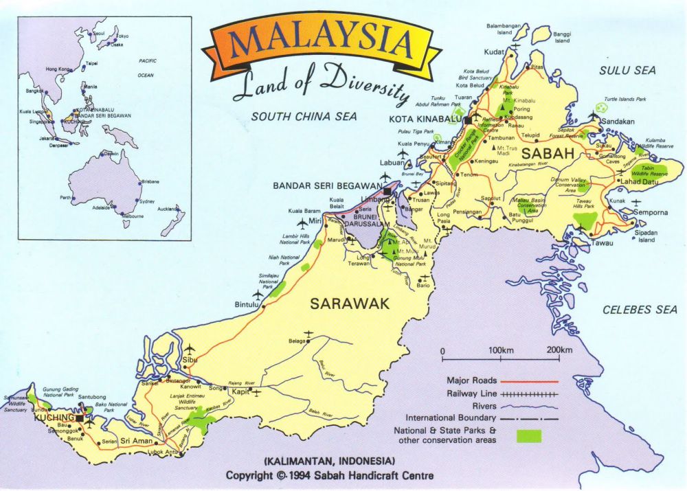 Bản đồ nước Malaysia (Ma-lai-xi-a) năm 2023, lịch sử & vị trí địa lý