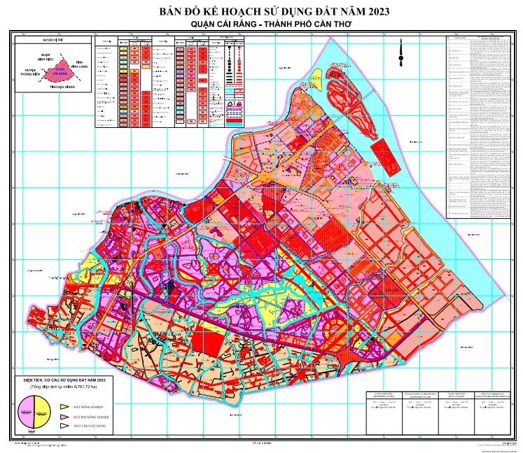 TẢI Bản đồ quy hoạch sử dụng đất Quận Cái Răng đến năm 2030