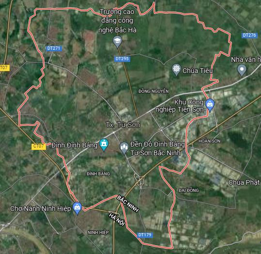 TẢI Bản đồ quy hoạch sử dụng đất Thành phố Từ Sơn đến năm 2030