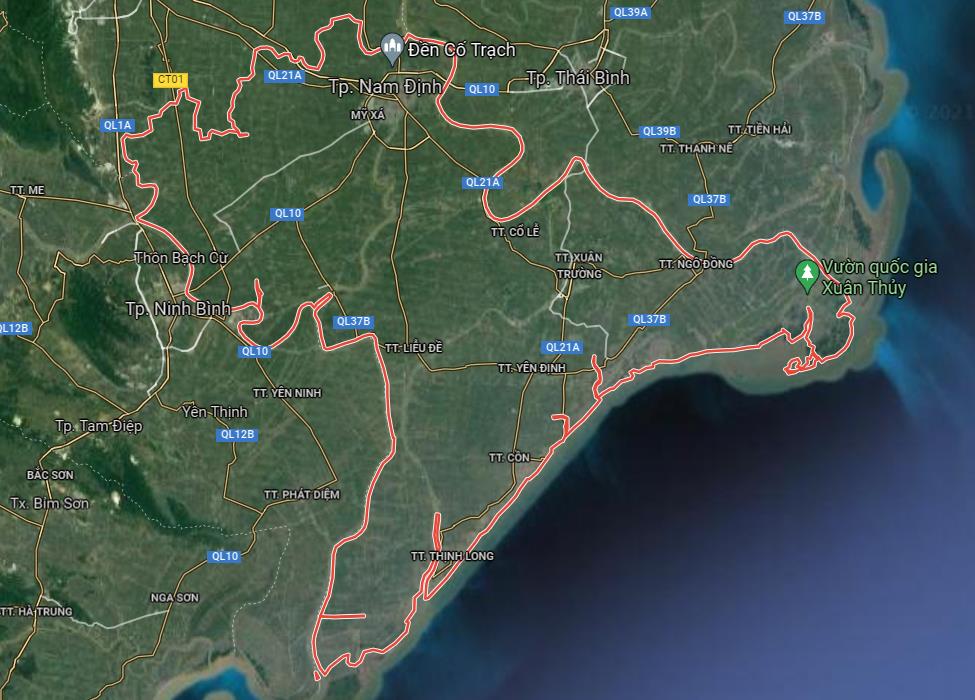 Bản đồ quy hoạch sử dụng đất tỉnh Nam Định đến năm 2030