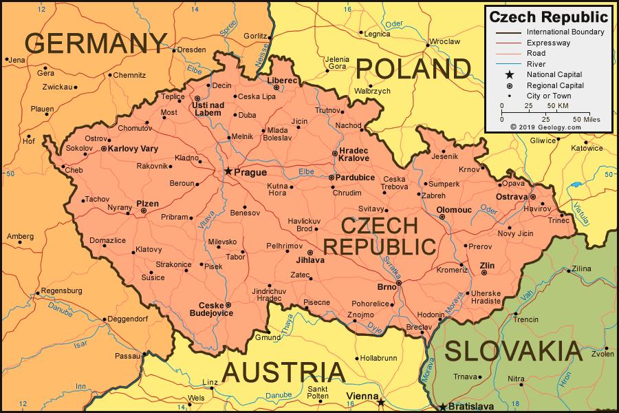 3 Czech Map 