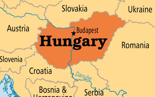 Bản đồ nước Hungary (Hungary Map) khổ lớn năm 2022