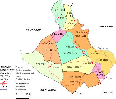 Bản đồ quy hoạch sử dụng Huyện Châu Thành, tỉnh An Giang khổ lớn năm 2022