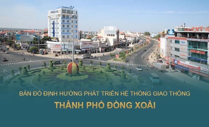 Bản đồ định hướng giao thông Thành phố Đồng Xoài đến năm 2040