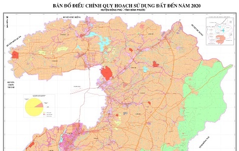TẢI Bản đồ quy hoạch sử dụng đất huyện Đông Phú đến năm 2030