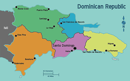 Bản đồ nước Dominica (Dominica Map) khổ lớn năm 2023