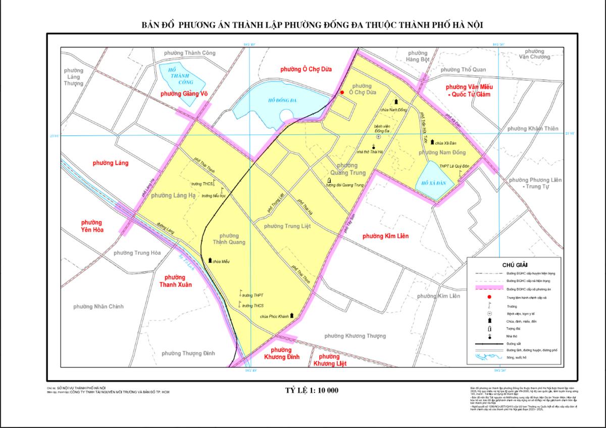 TẢI Bản đồ Phường Đống Đa tại TP Hà Nội khổ lớn (2026)