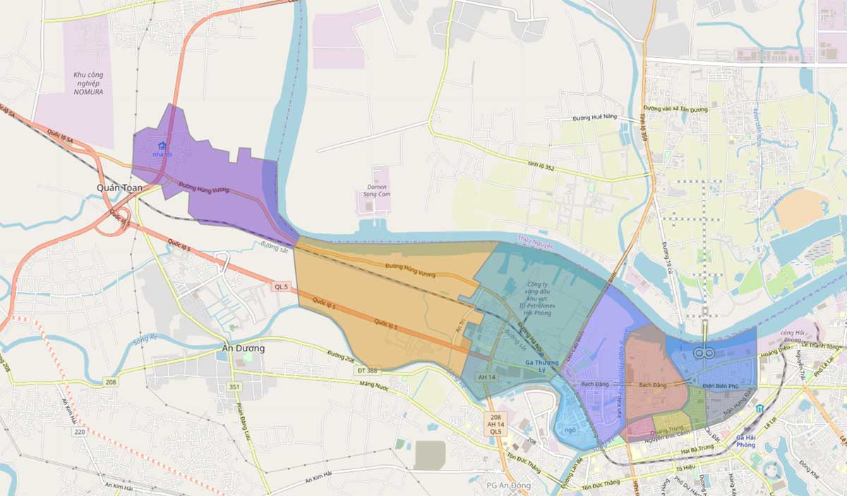TẢI Bản đồ Quận Hồng Bàng, TP Hải Phòng khổ lớn phóng to 2023