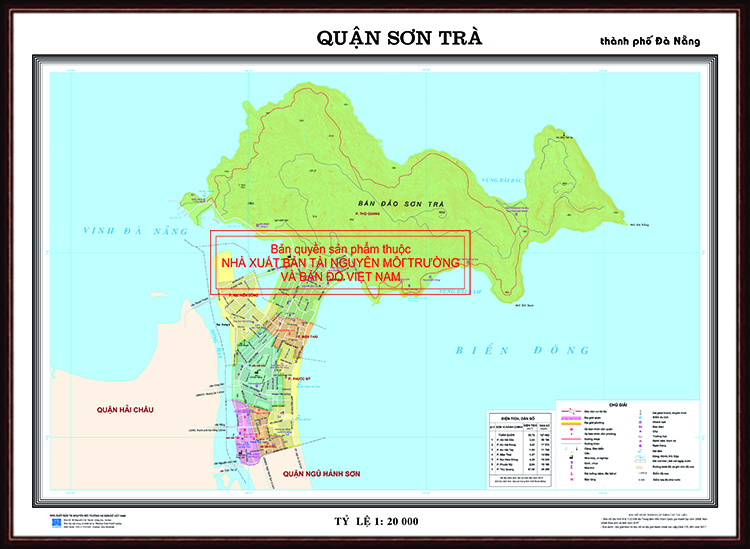 Vị trí từ Quận Sơn Trà đến các Quận và Huyện khác tại Đà Nẵng