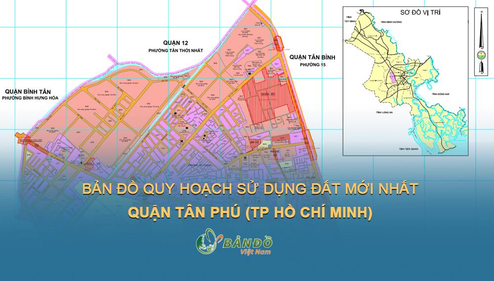 TẢI Bản đồ quy hoạch sử dụng đất Quận Tân Phú, TPHCM đến năm 2030