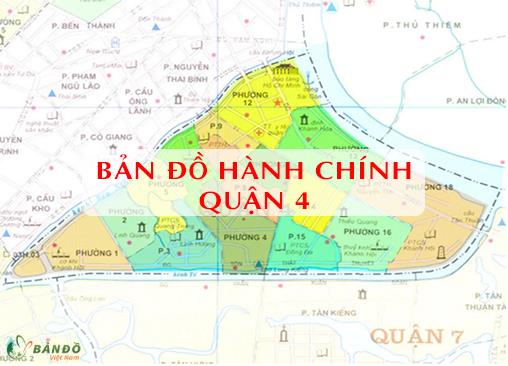 Bản đồ Hành chính Quận 4 & Thông tin quy hoạch đến năm 2030