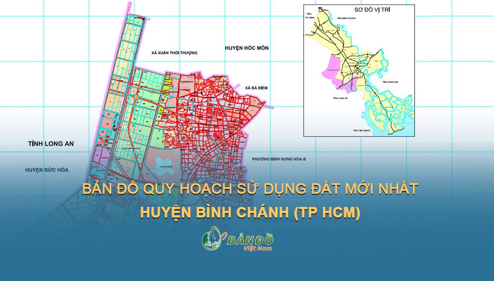TẢI Bản đồ quy hoạch sử dụng đất Huyện Bình Chánh đến năm 2030