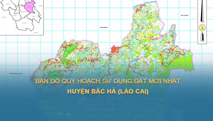 Bản đồ quy hoạch sử dụng đất Huyện Bắc Hà đến năm 2030