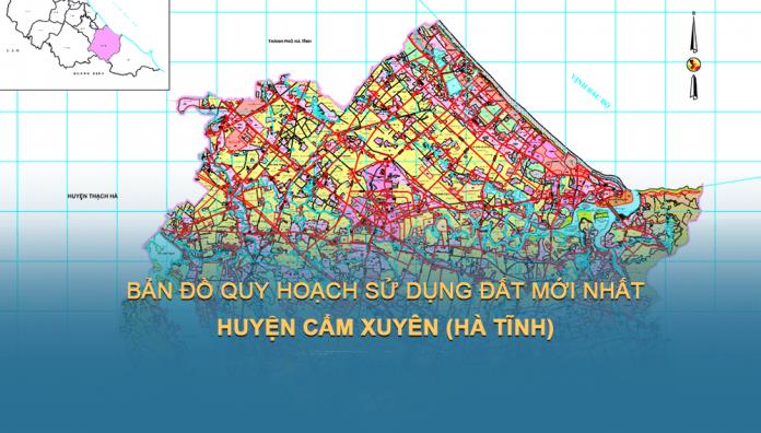 Bản đồ quy hoạch sử dụng đất huyện Cẩm Xuyên đến năm 2030