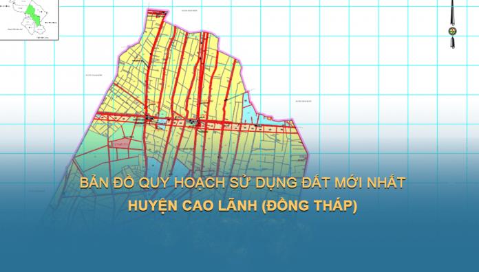 Bản đồ quy hoạch sử dụng đất Huyện Cao Lãnh đến năm 2030