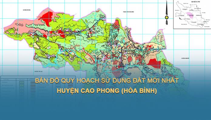 Bản đồ quy hoạch sử dụng đất Huyện Cao Phong đến năm 2021