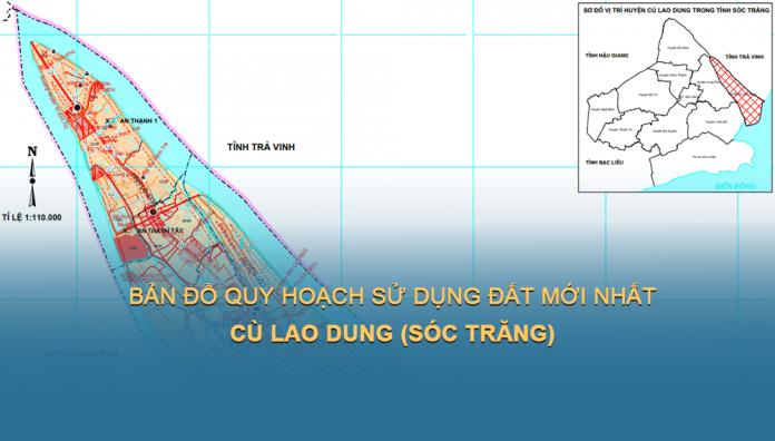 Bản đồ quy hoạch sử dụng đất Huyện Cù Lao Dung mới nhất