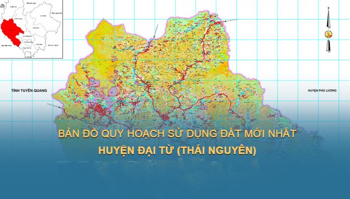 Bản đồ quy hoạch sử dụng đất Huyện Đại Từ đến năm 2030