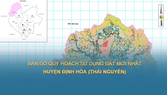 Bản đồ quy hoạch sử dụng đất Huyện Định Hoá đến năm 2030