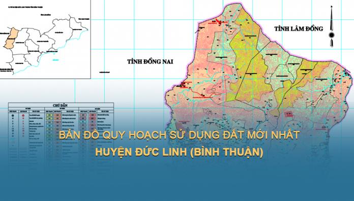 TẢI Bản đồ quy hoạch sử dụng đất Huyện Đức Linh đến năm 2030