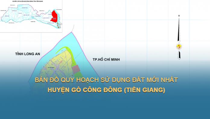 Bản đồ quy hoạch sử dụng đất Huyện Gò Công Đông năm 2021