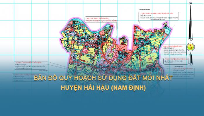 TẢI Bản đồ quy hoạch sử dụng đất Huyện Hải Hậu đến năm 2030