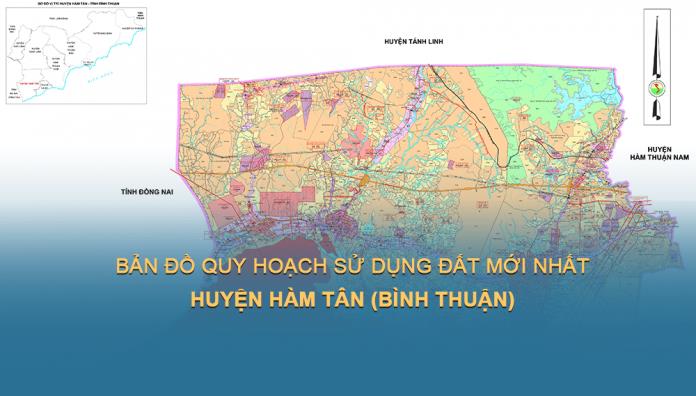 TẢI Bản đồ quy hoạch sử dụng đất Huyện Hàm Tân đến năm 2030