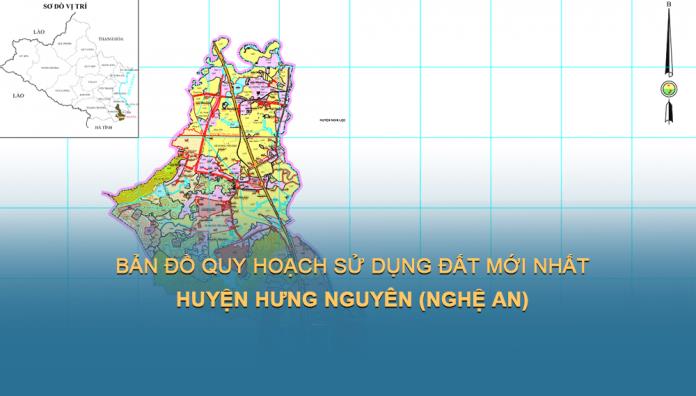 Bản đồ quy hoạch sử dụng đất Huyện Hưng Nguyên năm 2021