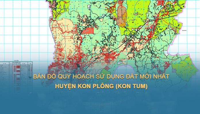 Bản đồ quy hoạch sử dụng đất Huyện Kon Plông đến năm 2030