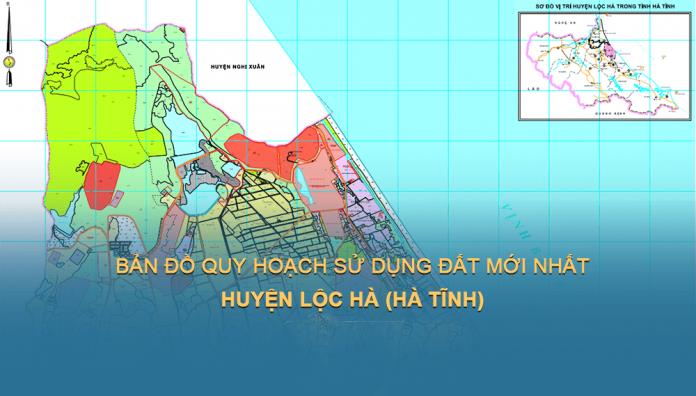 Bản đồ quy hoạch sử dụng đất huyện Lộc Hà đến năm 2030