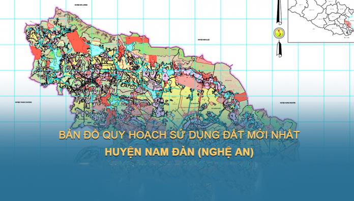 Bản đồ quy hoạch sử dụng đất huyện Nam Đàn đến năm 2030